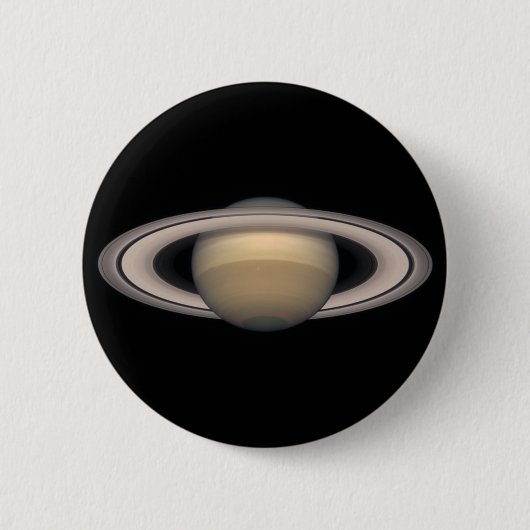 Badge Rond 5 Cm Bouton de Saturn - cadeau d'astronomie d'espace de (Devant)