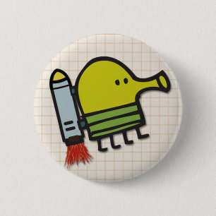 Badge Rond 5 Cm Bouton de saut de griffonnage