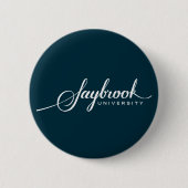 Badge Rond 5 Cm Bouton de Saybrook - marine (Devant)