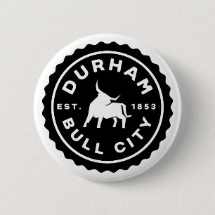 Badge Rond 5 Cm Bouton de sceau rond de Durham Bull City