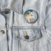 Badge Rond 5 Cm Bouton de scooter (En situation)