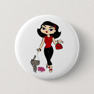 Badge Rond 5 Cm Bouton de Scorpion