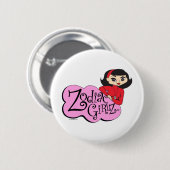 Badge Rond 5 Cm Bouton de Scorpion (Devant & derrière)