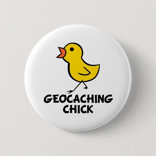 Badge Rond 5 Cm Bouton de sélection de géocaching (Devant)