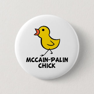 Badge Rond 5 Cm Bouton de sélection McCain-Palin