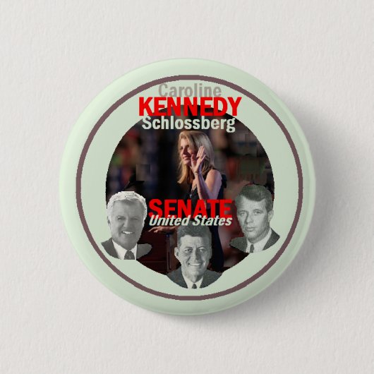 Badge Rond 5 Cm Bouton de sénat de KENNEDY (Devant)