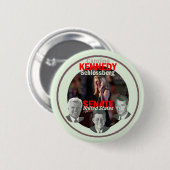 Badge Rond 5 Cm Bouton de sénat de KENNEDY (Devant & derrière)