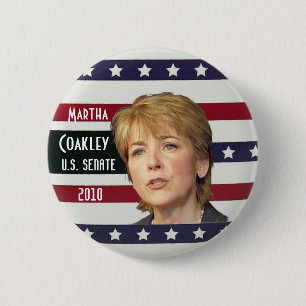 Badge Rond 5 Cm Bouton de sénat de Martha Coakely