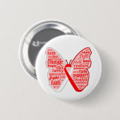Badge Rond 5 Cm Bouton de sensibilisation à l'anémie plastique (Devant & derrière)