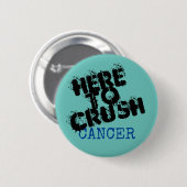 Badge Rond 5 Cm Bouton de sensibilisation au cancer (Devant & derrière)
