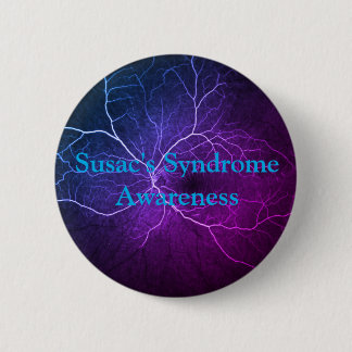 Badge Rond 5 Cm Bouton de sensibilisation au syndrome de Susac