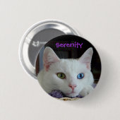 Badge Rond 5 Cm Bouton de sérénité (Devant & derrière)