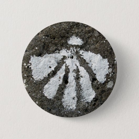 Badge Rond 5 Cm Bouton de Shell de feston (Devant)