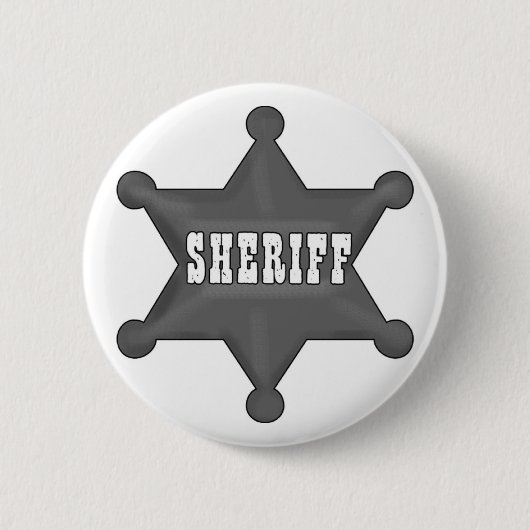 Badge Rond 5 Cm Bouton de shérif (Devant)