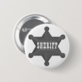 Badge Rond 5 Cm Bouton de shérif (Devant & derrière)