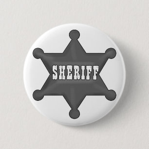 Badge Rond 5 Cm Bouton de shérif
