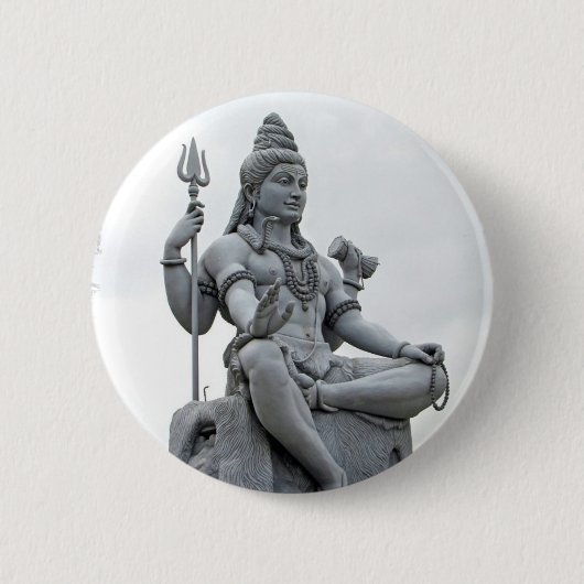 Badge Rond 5 Cm Bouton de Shiva (Devant)