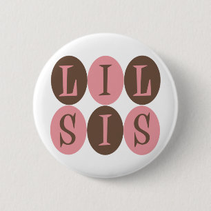 Badge Rond 5 Cm Bouton de SIS de Lil