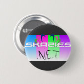 Badge Rond 5 Cm bouton de Skazies.net (Devant & derrière)