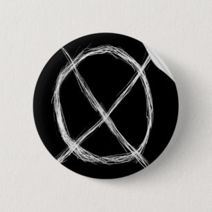 Badge Rond 5 Cm Bouton de Slenderman