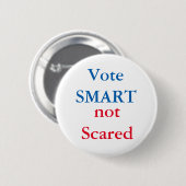 Badge Rond 5 Cm Bouton de SMART de vote (Devant & derrière)