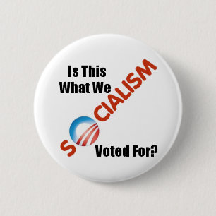 Badge Rond 5 Cm Bouton de SOCIALISME