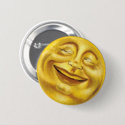 Badge Rond 5 Cm Bouton de soleil (Devant & derrière)