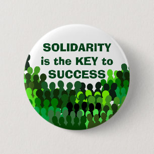 Badge Rond 5 Cm Bouton de solidarité