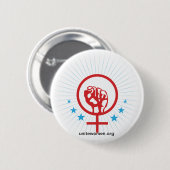 Badge Rond 5 Cm Bouton de solidarité (Devant & derrière)