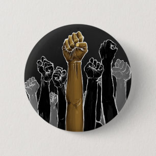 Badge Rond 5 Cm Bouton de solidarité