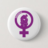 Badge Rond 5 Cm Bouton de sororité (Devant)