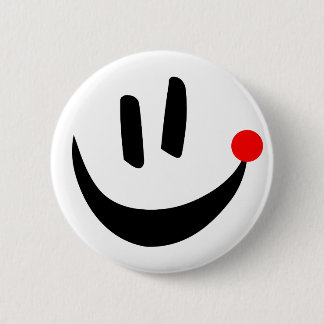 Badge Rond 5 Cm Bouton de sourire Loka Nota