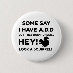 Badge Rond 5 Cm Bouton de soutien pour la sensibilisation aux écur