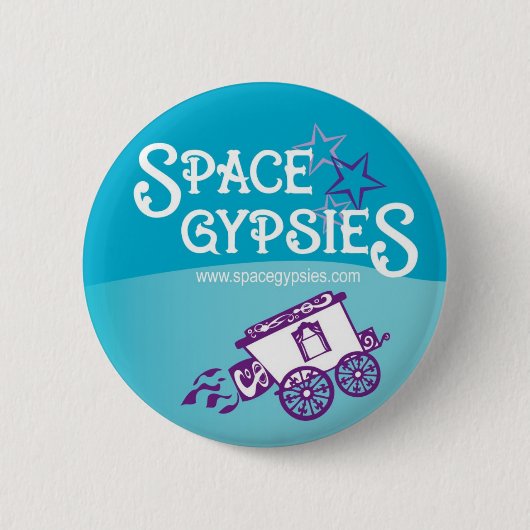 Badge Rond 5 Cm Bouton de SpaceGypsies ! (Devant)