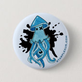 Badge Rond 5 Cm Bouton de Splattersquid (Devant)