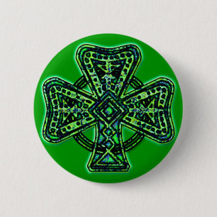 Badge Rond 5 Cm Bouton de St Patrick