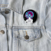 Badge Rond 5 Cm Bouton de Starr (En situation)