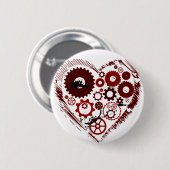 Badge Rond 5 Cm Bouton de Steampunk (Devant & derrière)