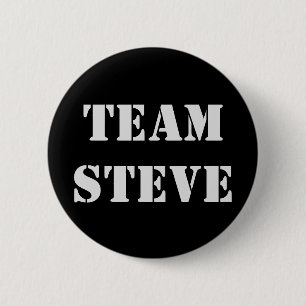 Badge Rond 5 Cm Bouton de Steve d'équipe
