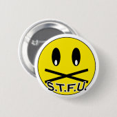 Badge Rond 5 Cm Bouton de STFU (Devant & derrière)