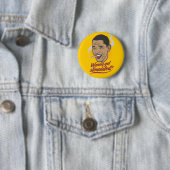 Badge Rond 5 Cm Bouton de stimulus d'Obama (En situation)