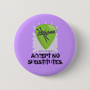 Badge Rond 5 Cm Bouton de Stitchjones