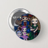 Badge Rond 5 Cm Bouton "de suite de casse-noix" (Devant & derrière)