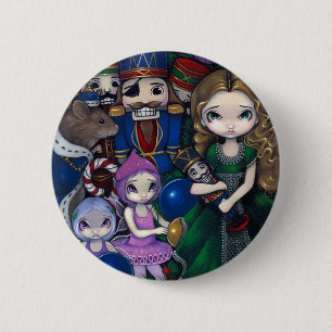 Badge Rond 5 Cm Bouton "de suite de casse-noix"