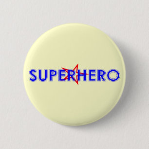 Badge Rond 5 Cm Bouton de super héros