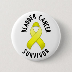 Badge Rond 5 Cm Bouton de survivant de cancer de la vessie