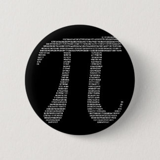 Badge Rond 5 Cm Bouton de symbole de pi