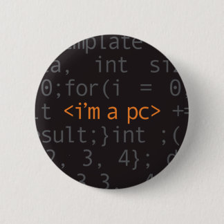 BADGE ROND 5 CM BOUTON DE SYNTAXE
