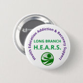 Badge Rond 5 Cm Bouton de taille standard Long Branch HEARS (Devant & derrière)