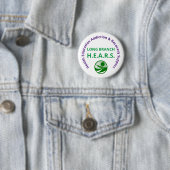 Badge Rond 5 Cm Bouton de taille standard Long Branch HEARS (En situation)